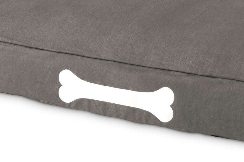 Fatboy Doggielounge Canvas Dog Bed (Large) | Sturdy & durable | Tear- and wear-resistant | Designed for indoor use | Easy to clean | Soft Canvas with Expanded Polystyrene | 80x120x15 cm - Charcoal Grey - Image 3